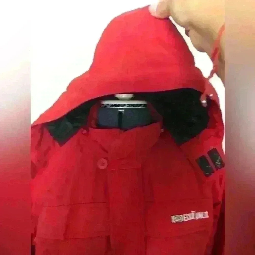 Vtg y2k ecko red hooded snow jacket women Medium - Picture 14 of 14